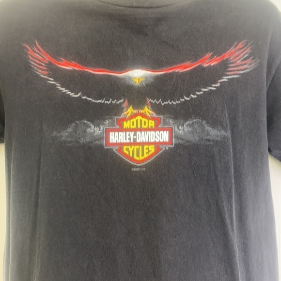 Harley Davidson - Vintage Bald Eagle Myrtle Beach South Carolina Shirt Size Med - Picture 6 of 10